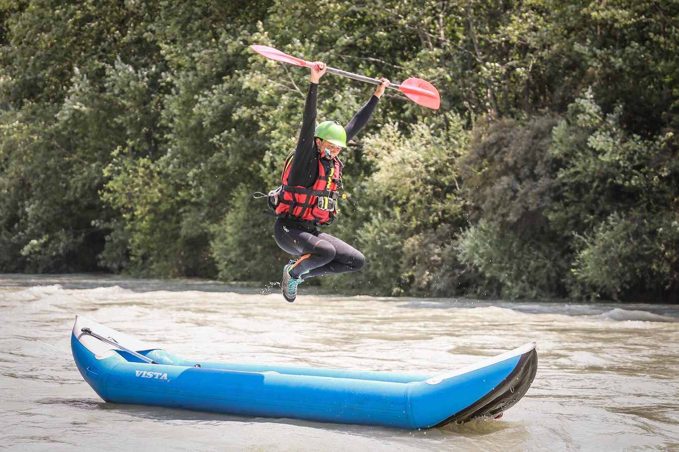 Les guides Session raft à Passy au pays du Mont Blanc