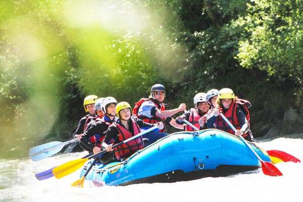 rafting en famille, Session raft, rafting en haute savoie au pays du Mont-Blanc, 74, rafting à chamonix