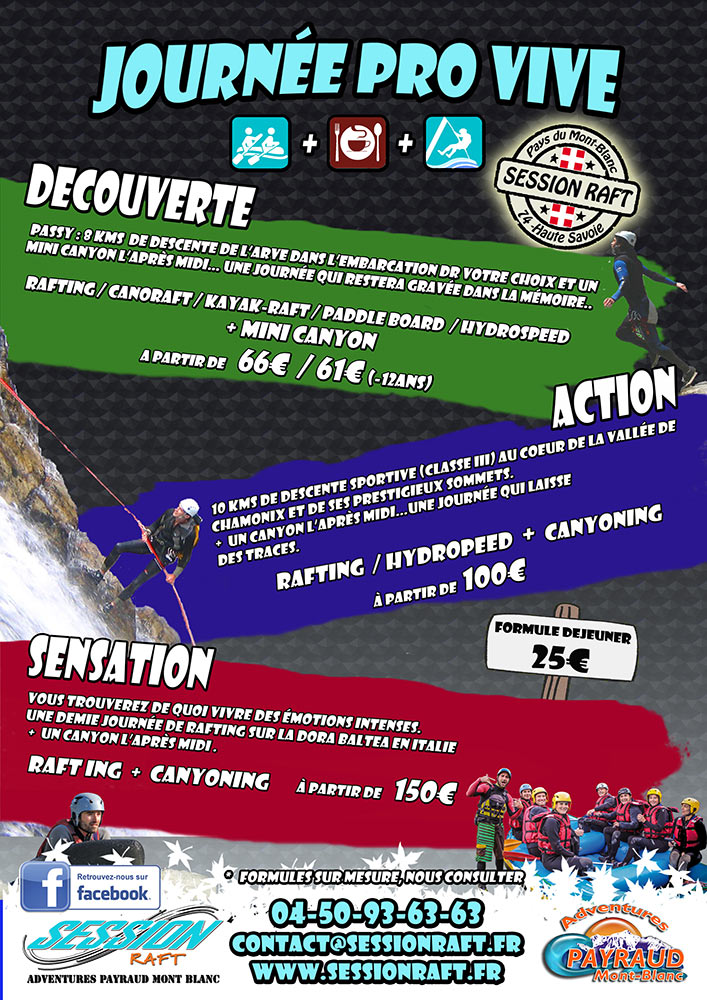 rafting en famille, Session raft, rafting en haute savoie au pays du Mont-Blanc, 74, rafting à chamonix